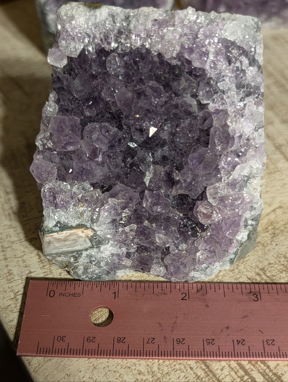 Trio (3) of Brazilian Amethyst Deep Purples 1lb Each - Picture 7 of 16